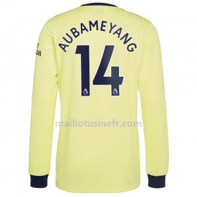 Maillot de Foot Arsenal Pierre-Emerick Aubameyang 14 Extérieur 2021-22 Manches Longues